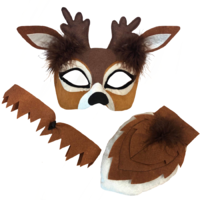 Deluxe Adult Animal Mask - Deer
