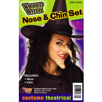 Wicked Witch Nose and Chin Set