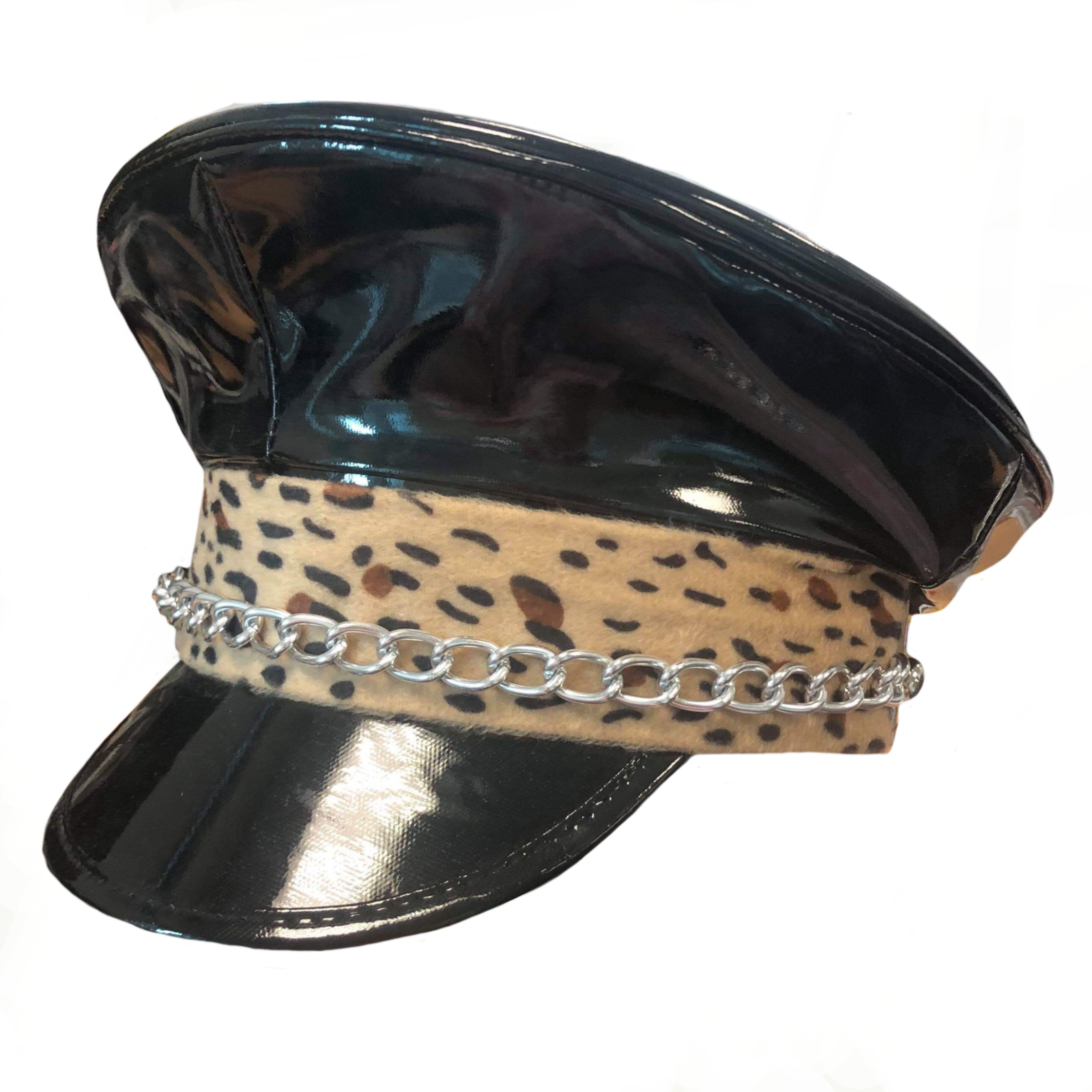 Naughty Biker Hat w/ Chain