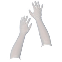 Nylon Gloves 45cm - White