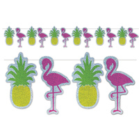 Flamingo & Pineapple Streamer