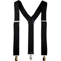 Stretch Braces/Suspenders - Black