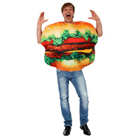 Burger Man Costume - Adult