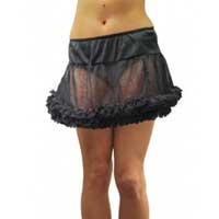 Adult Tulle Petticoat Skirt - Black