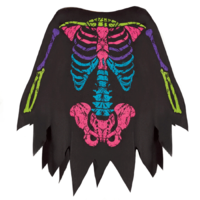 Skeleton Poncho - Colour Skeleton