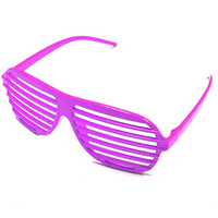 80s Slot Glasses - Neon Pink