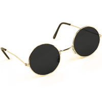 Lennon Round Glasses - Dark