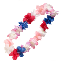 Tropical Lei - Pink Red Purple