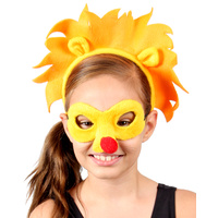 Animal Headband & Mask Set - Lion