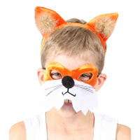 Animal Headband & Mask Set - Fox