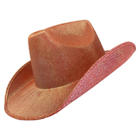 Cowboy Hat - Shimmer Red