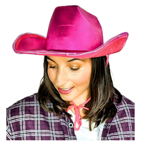 Cowboy Hat  - Hot Pink (non light up)