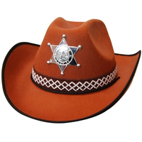 Cowboy Hat - Brown Feltex