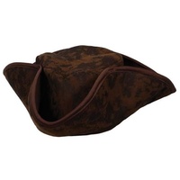 Caribbean Pirate Hat - Brown