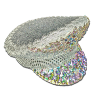 Jeweled Festival Hat -  White