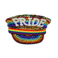 Festival Hat Pride Rainbow - w/ 'PRIDE' letters.