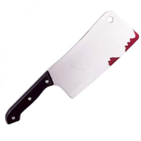 Realistic Bloody Cleaver