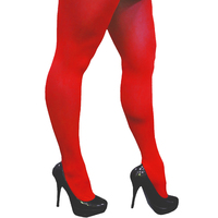 Full Length Color Tights - Red
