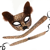 Deluxe Adult Animal Mask - Leopard