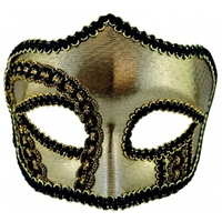 Masquerade Mask - Gold Mens Style