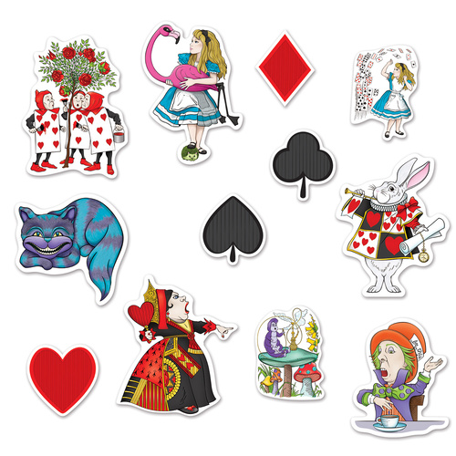Alice In Wonderland Cutouts image