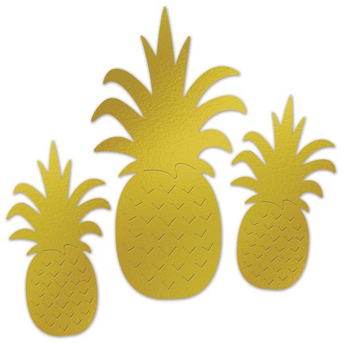 Foil Pineapple Silhouettes image