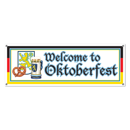 Welcome To Oktoberfest Sign Banner image