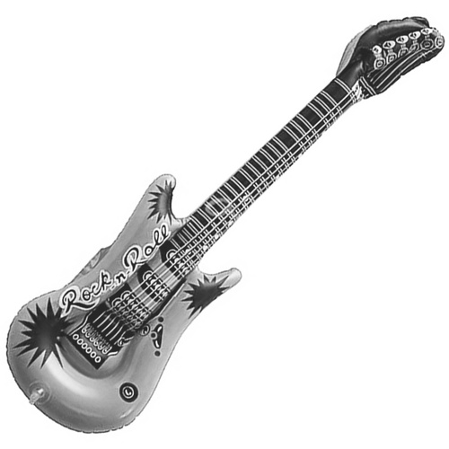 Inflatable Air Guitar - Silver image