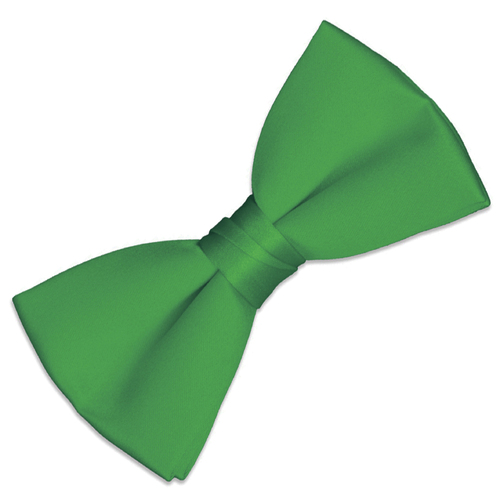 Satin Bow Tie - Green image
