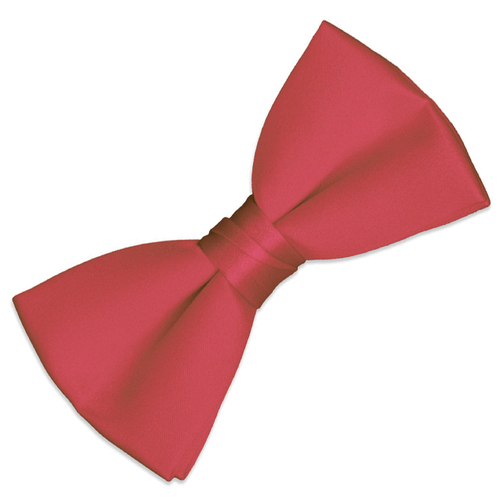 Satin Bow Tie - Red image