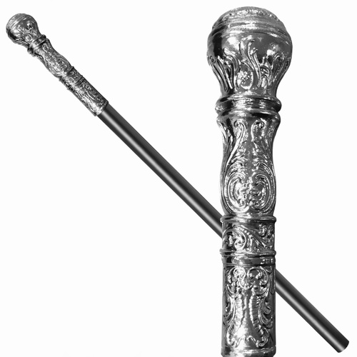 Stage/Dance Cane - Silver image