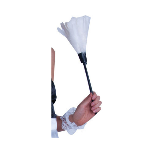 French Maid Feather Duster - White