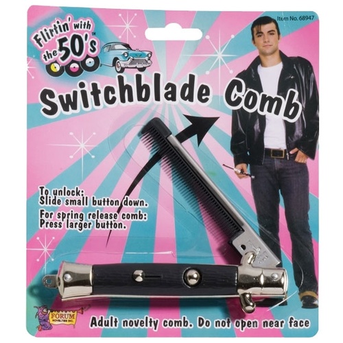 50s Switch Blade Comb - Grease image