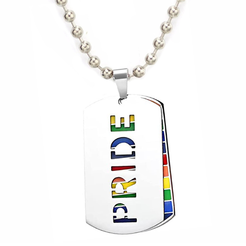 Rainbow Dogtag - Pride image
