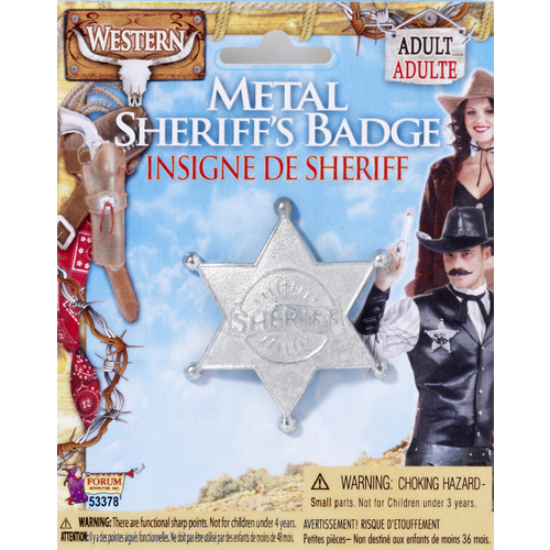 Sheriff Badge - Metal image