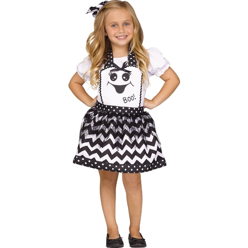 Classic Girls Instant Apron - Ghost image
