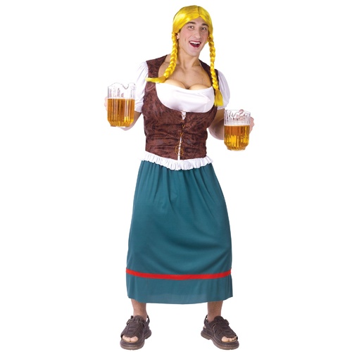 Bavarian Beauty with Beer Tap Bust - Adult  One Size Fits Most