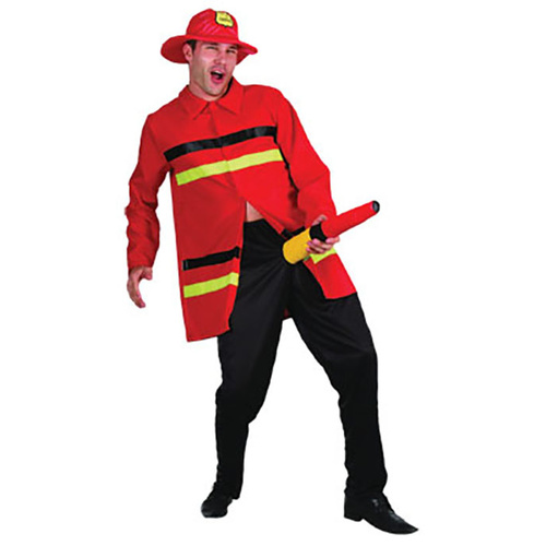 Funny Firefighter - Adult - Medium