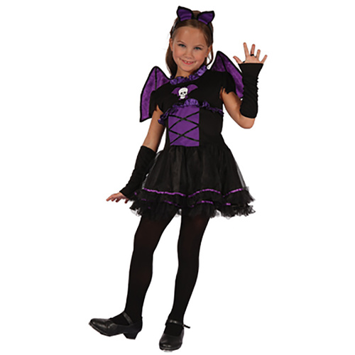 Purple Bat Girl - Child - Small