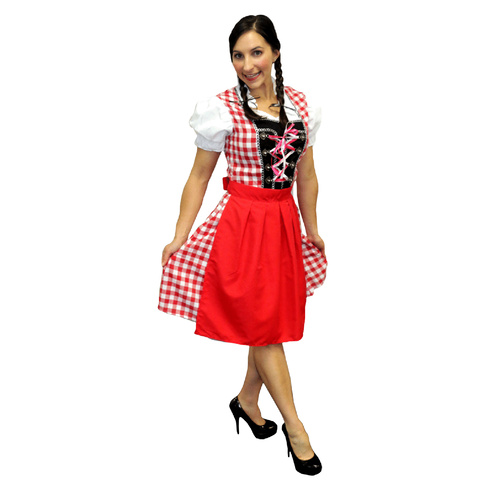 Oktoberfest Beer Maiden Red - Small/Med