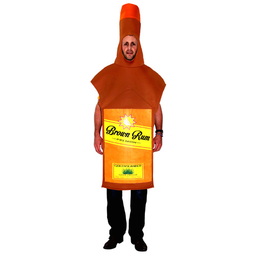 Rum Bottle Costume - Adult image