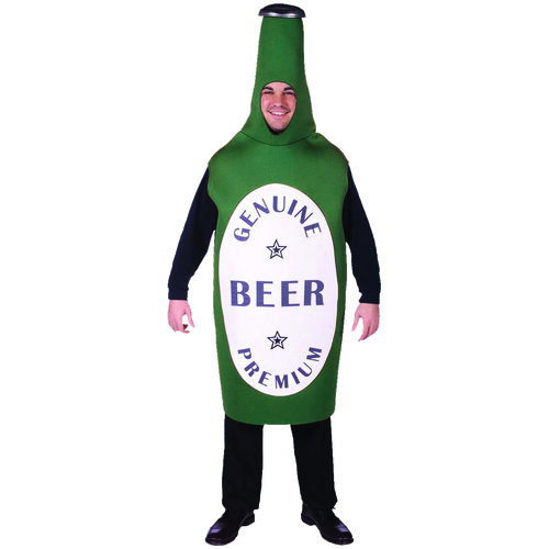 Beer Bottle Mascot - Green image