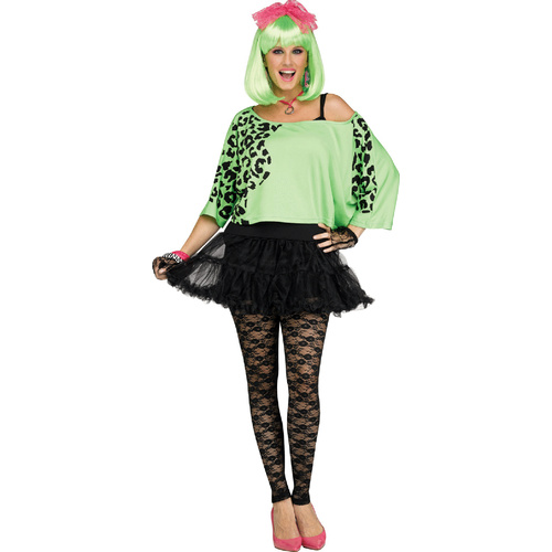 80s Crop Top - Neon Green image