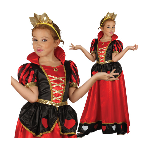 Queen Of Hearts Costume - Child Medium