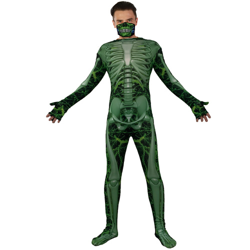 Patient Zero Skeleton Morphsuit - Adult Costume image