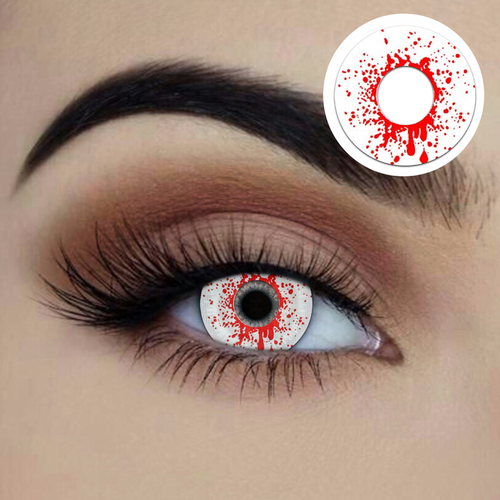 Starry Eyed Yearly Lenses - BLOOD SPLATTER