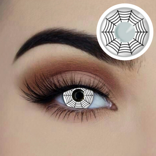 Starry Eyed Yearly Lenses - SPIDERWEBS
