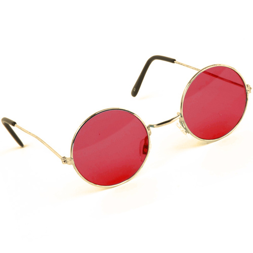 Lennon Glasses - Red Tint image