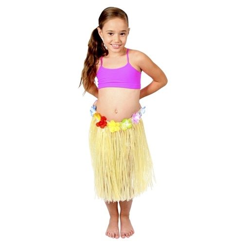 Hawaiian Skirt - Natural - Childs  40cm image
