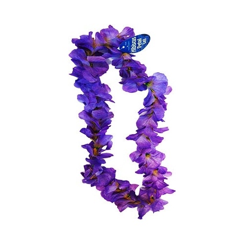 Hibiscus Petal Lei - Purple image